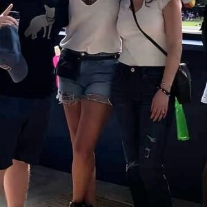 DTLA high rise Jean shorts